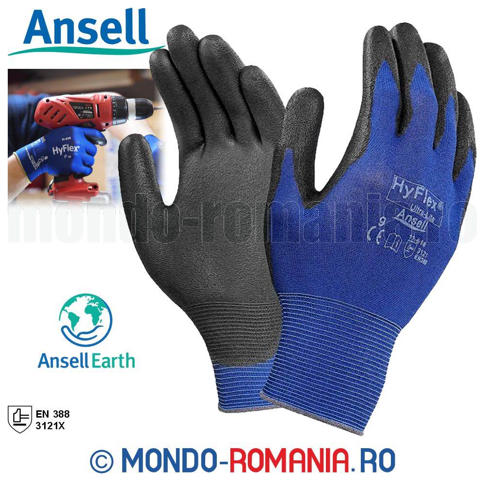 Manusi tricotate ANSELL HYFLEX - ANSELL HYFLEX 11-618